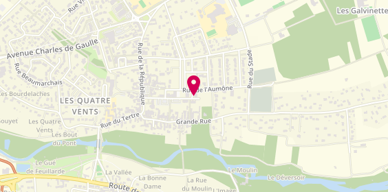 Plan de Coiffure Clotilde, 12 promenade de l'Hôtel de Ville, 41350 Vineuil