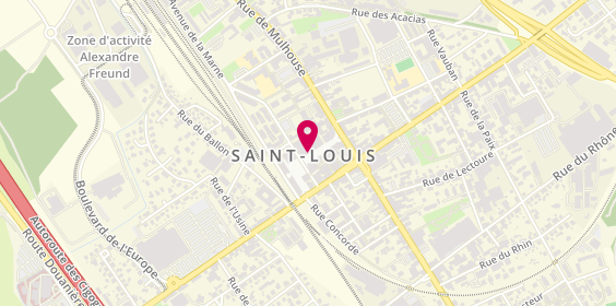 Plan de Style & Simo Coiffure, 3 Croisée des Lys, 68300 Saint-Louis