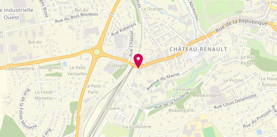 Plan de Coiffure Sofia, 181 Rue de la République, 37110 Château-Renault