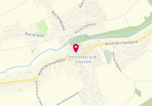 Plan de Innova'tiff, 247 Route de Chambord, 41350 Huisseau-sur-Cosson