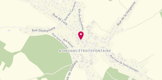 Plan de Coiffure Marie Claire, 9 Rue de Lure, 70110 Athesans-Étroitefontaine