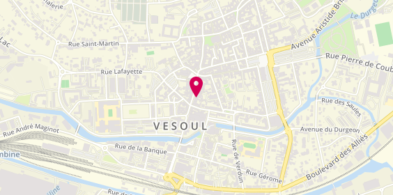 Plan de Jean-Louis David, 27 Rue Paul Morel, 70000 Vesoul