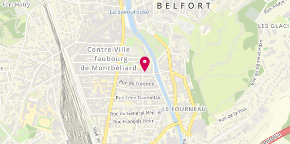 Plan de Alt'Coiffure, 10 Rue Denfert Rochereau, 90000 Belfort