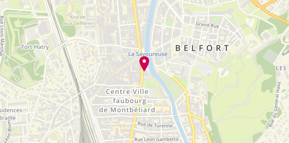 Plan de Christophe Roffi Coiffure, Théatre Granit
1 Faubourg de Montbéliard, 90000 Belfort