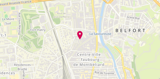 Plan de DESSANGE - Coiffeur Belfort, 5 Rue Pierre Proudhon, 90000 Belfort