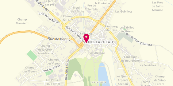 Plan de Coiff' Mixt, 7 Rue Max Pautrat, 89170 Saint-Fargeau