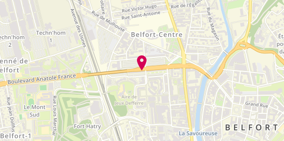 Plan de Sandrine LEPLET Coiffure, 17 Boulevard du Maréchal Joffre, 90000 Belfort