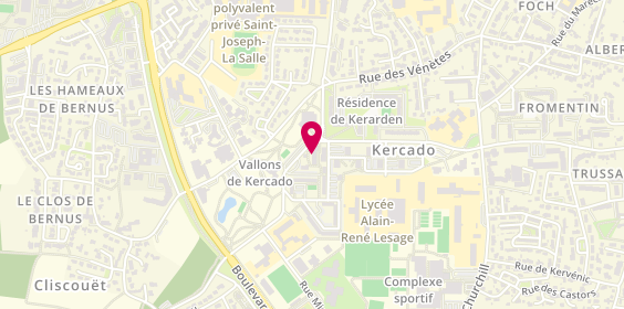 Plan de Le Salon d'ln, Rue Guillaume le Bartz, Zone Commerciale de Kercado, 56000 Vannes