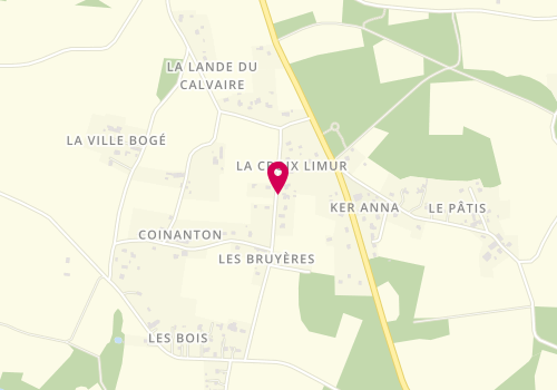Plan de TRESSEL Laurence, 13 la Croix Limur, 56350 Saint-Vincent-sur-Oust