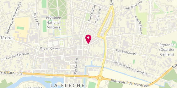 Plan de Le Studio Coiffure, 35 Rue de la Dauversière, 72200 La Flèche