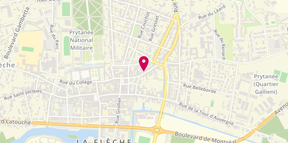 Plan de Delaunay Vanessa, 47 Rue Dauversière, 72200 La Flèche