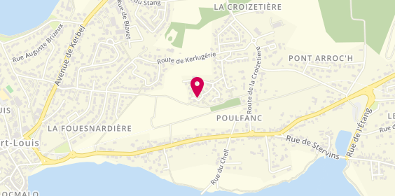 Plan de Crealife - Coiffure A Domicile, 34 Rue Hortensias, 56670 Riantec