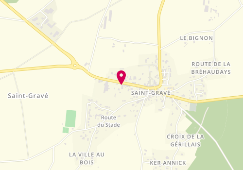 Plan de My'tif, 29 Route de Rochefort, 56220 Saint-Gravé