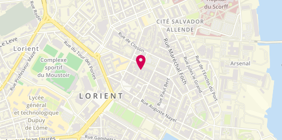 Plan de Le Chat Noir, 17 Rue de l'Assemblée Nationale, 56100 Lorient