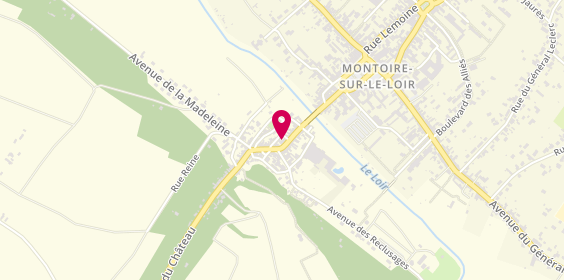 Plan de Yannick, 26 Rue Saint-Oustrille, 41800 Montoire-sur-le-Loir
