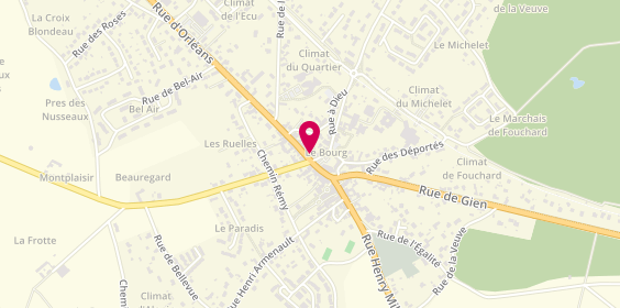 Plan de Amand'Alis, 20 Route D&#039;Orleans, 45570 Ouzouer-sur-Loire