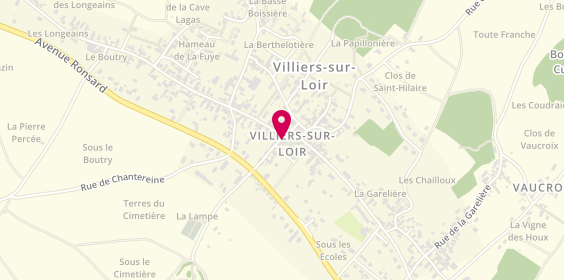 Plan de Bigoudis Coiffure Mixte, 7 place Fortier, 41100 Villiers-sur-Loir