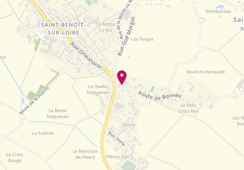 Plan de Les Ciseaux de Julie, 2 Route de Bonnée, 45730 Saint-Benoît-sur-Loire