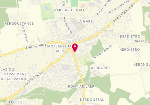 Plan de HASCOET Jean, 11 Rue Pont Ar Laer, 29350 Moëlan-sur-Mer