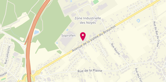 Plan de Isabelle Coiffure, 37 avenue de la Vall. Du Breuchin, 70300 Froideconche
