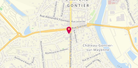 Plan de Ad'yx, 30 avenue du Maréchal Joffre, 53200 Château-Gontier-sur-Mayenne
