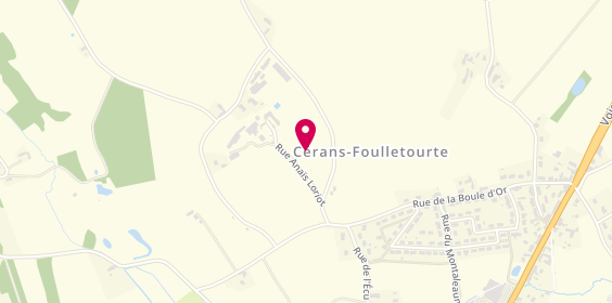 Plan de Apparen's Coiffure, 92 Rue Nationale, 72330 Cérans-Foulletourte