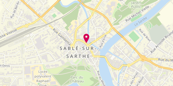 Plan de Intermède, 5 Rue Carnot, 72300 Sablé-sur-Sarthe