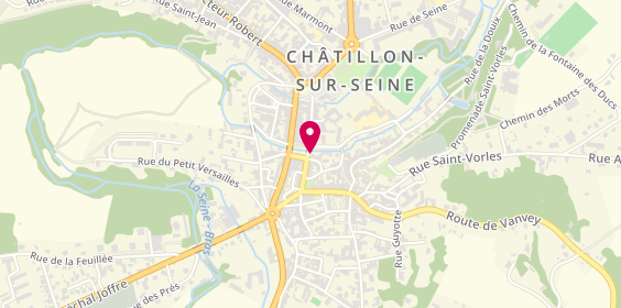 Plan de Institut Capillaire du Bien Etre, 23 Rue Maréchal Leclerc, 21400 Châtillon-sur-Seine