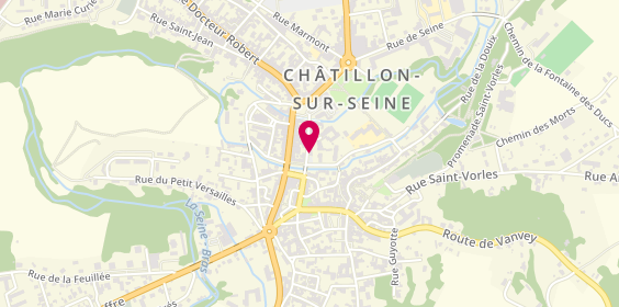Plan de L'coupechoux, 21 Rue Maréchal Leclerc, 21400 Châtillon-sur-Seine
