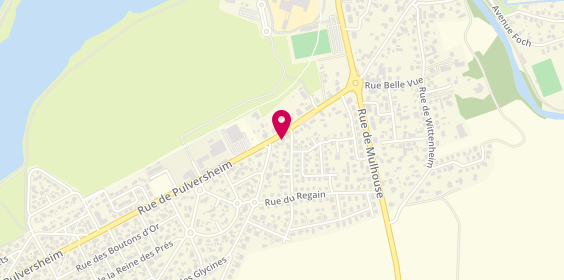Plan de RC’DESIGN, 33 Faubourg de Belfort, 68190 Ensisheim