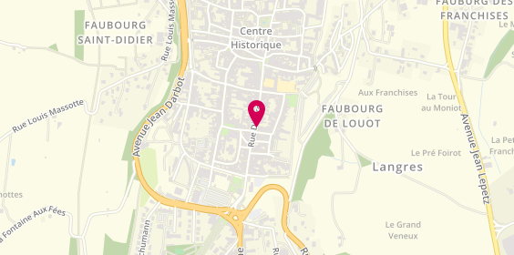 Plan de Jean Louis David, 39 Rue Diderot, 52200 Langres