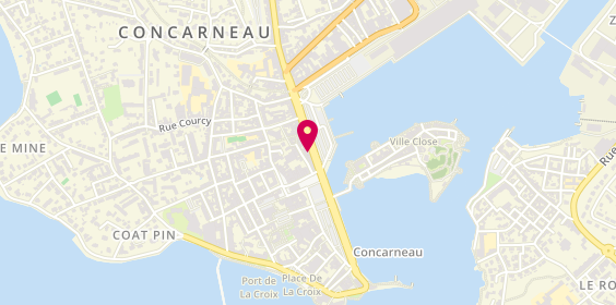 Plan de Entre Nous, 3 avenue Pierre Guéguin, 29900 Concarneau