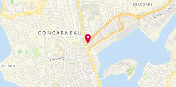 Plan de Franck Provost - Coiffeur Concarneau, 2 avenue Alain le Lay, 29900 Concarneau