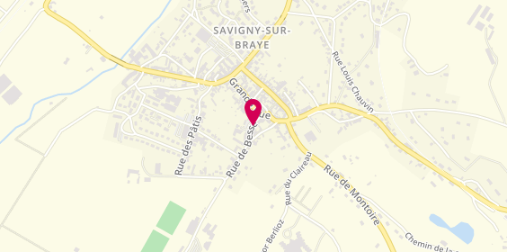 Plan de Styl'coiff, 5 Rue de Besse, 41360 Savigny-sur-Braye