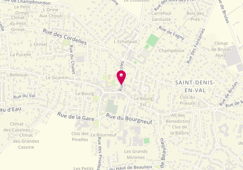 Plan de Infini'tifs, 56 Rue Ecoles, 45560 Saint-Denis-en-Val