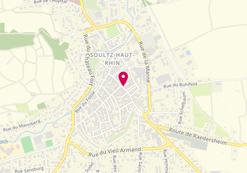 Plan de Coiffure Marques Dominique, 45 Rue Jean Jaurès, 68360 Soultz-Haut-Rhin