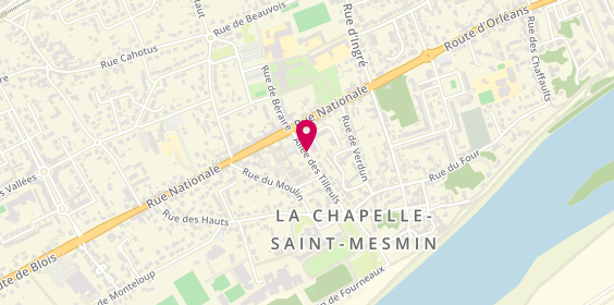 Plan de LORIGNY Stéphanie, 20 Allée des Tilleuls, 45380 La Chapelle-Saint-Mesmin
