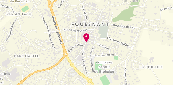 Plan de Armand LAURENT Coiffeur, 31 Rue de Cornouaille, 29170 Fouesnant