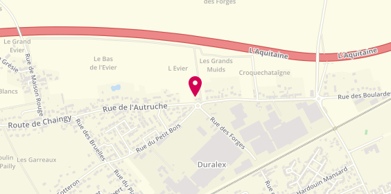 Plan de ROUDOT Laetitia, 2A Rue de l'Autruche, 45380 La Chapelle-Saint-Mesmin