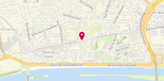 Plan de Mad's Coiff, 75 Rue du Faubourg Madeleine, 45000 Orléans