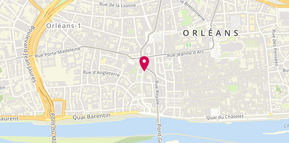 Plan de Entracte, 12 Rue du Cheval Rouge, 45000 Orléans