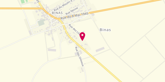 Plan de La Parenthèse d'Aline, 17 D Route de Sologne, 41240 Binas
