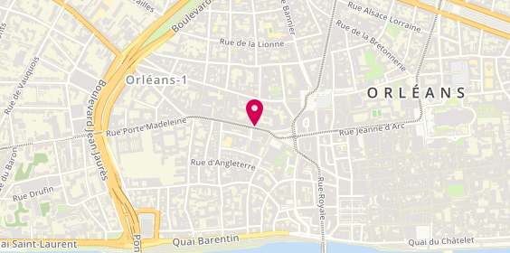 Plan de Diagonal Coiffure, 12 Bis Rue des Carmes, 45000 Orléans
