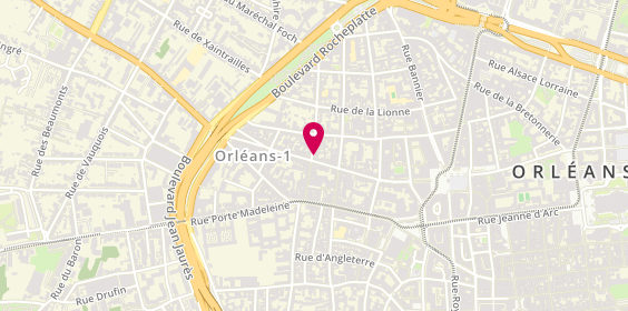 Plan de Lomeka-Coiffure, 70 Rue d'Illiers, 45000 Orléans