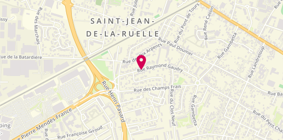 Plan de MIGUET Dominique, 49 Rue Raymond Gaudry, 45140 Saint-Jean-de-la-Ruelle