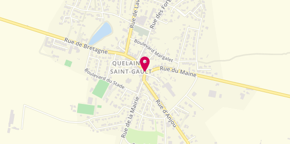 Plan de Le Temps d'Une Coupe, 7 Rue du Général Foucher, 53360 Quelaines-Saint-Gault