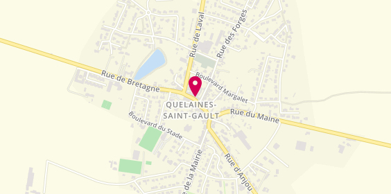 Plan de Quintessence, 12 Pl. De l'Église, 53360 Quelaines-Saint-Gault
