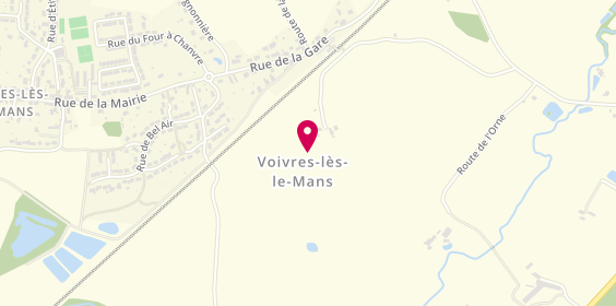 Plan de Atten'tif, 2 Place de l'Église, 72210 Voivres-lès-le-Mans