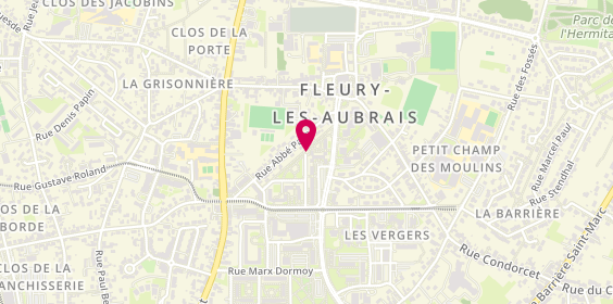 Plan de CEARD Anne, 8 Rue Hector Berlioz, 45400 Fleury-les-Aubrais
