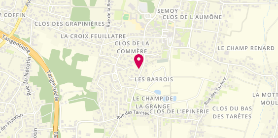 Plan de Pitrou Corinne, 216 Rue des Barrois, 45400 Semoy